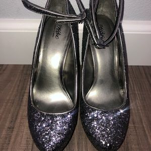 Mossimo glitter heels with ankle strap Target